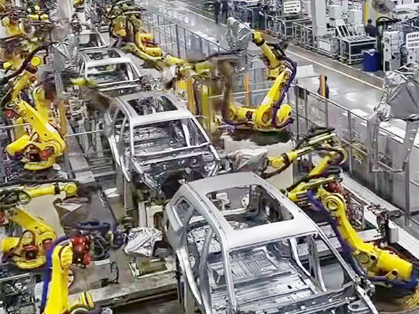 机器人汽车车身焊接